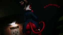 (valorlynz) ass_crack baphomet_(artist) big_ass_(male) big_booty big_butt booty butt_cheeks butt_crack coat_only dancing fat_ass fat_cheeks helluva_boss hips_moving imp moxxie moxxie_(helluva_boss) rolling_hips sexy sfm short_stack solo solo_focus solo_male tagme teasing teasing_viewer teasing_viewer_with_ass twerking video wide_hips