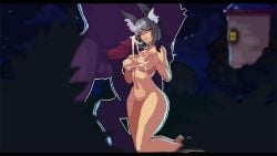1080p after_orgasm after_sex animated bakusatsuho big_breasts cum cum_on_breasts cum_on_face cum_trail female hand_on_shoulder karnedraws leaking_cum looking_pleasured lust_arcanum moaning monster monster_on_female naked naked_female night on_her_knees sarya_(lust_arcanum) sound tagme thick_thighs video video_games wolf_ears
