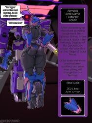 2026 3d 3d_(artwork) 3d_render arcee arcee_(prime) big_breasts cybertronian decepticon female male mengsk purple_body red_eyes robot robot_girl shockwave_(transformers) strip_game thick_thighs transformers transformers_prime