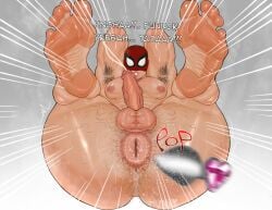 1boy abs anal_expulsion anal_insertion anal_play anal_plug anal_sex anus anus_focus armpit_hair armpits arms_behind_head arms_up ass ass_bigger_than_head ass_focus ass_hair ass_up asshole balls ballsack bara bara_tits barazoku biceps buttplug cock completely_nude completely_nude_male cum cumming dialogue dick feet feet_up foot_fetish gay gem heels huge_pecs hunkyhuesnsfw large_ass large_feet legs looking_at_viewer male male_only marvel marvel_comics marvel_rivals mask masked_male muscles muscular muscular_male naked naked_male nipples object_in_ass object_insertion on_back pecs penis peter_parker pubic_hair soles solo solo_focus spider-man spider-man_(series) steam steaming_body talking_to_viewer throbbing_penis toes toes_spread triceps veiny_penis