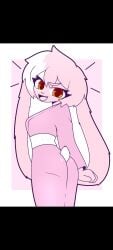 anthro breasts clothed clothing female furry furry_female long_ears looking_at_viewer original_character sfw short_tail small_breasts small_butt smiling_at_viewer