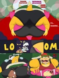 4boys absurd_res anal anthro armband bara blush bowser briefs bulge clothed clothed_sex clothing dialogue dry_bones fat fat_ass furry gay goomba group ha_a_monkey hair hi_res horn koopa male male/male male_focus mammal mario_(series) mario_and_luigi:_bowser's_inside_story mario_and_luigi_(series) midbus nintendo obese obese_male oral overweight overweight_male pig rimming rimming_through_underwear scalie sex shell shirt suid suina sus_(pig) text topwear undershirt underwear wrestling yaoi