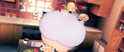 1girls 3d bbw bbw_mom big_belly big_breasts blonde_hair blush breakfast chubby_belly closed_eye coffee coffee_cup coffee_mug detailed_background dungeon_meshi eating eating_food elf elf_ears exposed_belly fat_belly food fried_egg heart holding_object huge_belly huge_breasts hyper_breasts koikatsu large_belly large_breasts light-skinned_female marcille_donato mature_female milf mug ngs_(artist) pale-skinned_female pale_skin plump salad source ssbbw sweater table toast venus_body white_clothing white_sweater winking