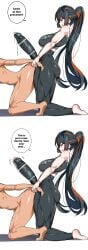 futa_on_male futanari imminent_sex male mono_(pixiv_93740696) zenless_zone_zero zhu_yuan