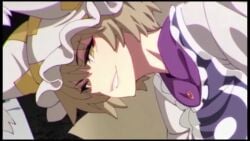 anal anal_fingering animated buckethead_ero cum cum_while_penetrated femdom fingering fingering_male japanese_text ran_yakumo sound tagme text touhou video