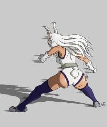 ass big_ass female kaz_shuja mirko miruko my_hero_academia pose solo tight_clothing