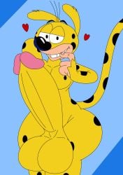 heavymetalrules love_heart male marsupilami marsupilami_(character) marsupilami_(series) non-human non-human_only penis smile solo_male toony