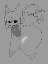 25circle animal_crossing ankha big_ass bubble_butt female furry huge_ass thick_thighs wide_hips