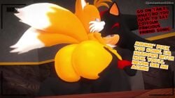 3d 3d_animation anal anal_sex anal_sex animated anthro balls cuckold duo erection fox gay hedgehog leviantan581re male no_sound penis sex shadow_the_hedgehog sonic_(series) tagme tails_the_fox video