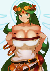 palutena from kid icarus by splashbrush