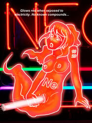 2014 4chan aura chemical_element chemistry dildo electricity female gas glowing inanimate lightbulb lighting masturbation neon neon_sign noble_gas personification pussy science