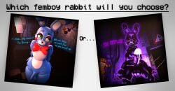 2boys 3d 3d_(artwork) animatronic animatronic_male big_balls big_butt big_penis blue_body femboy five_nights_at_freddy's five_nights_at_freddy's_2 fnaf fnaf_2 glowing_eyes green_eyes machine penis penis_out penis_size_difference rabbit rabbit_boy rabbit_ears robot robot_boy robot_penis scottgames shadow shadow_bonnie shadow_bonnie_(fnaf) sour source_filmmaker_(artwork) standing toy_bonnie_(fnaf)