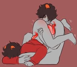 2boys clothing gay homestuck kankri_vantas male mcsiggy older_man_and_younger_boy penis rimming selfcest source_request tagme tentacle_penis the_signless the_sufferer unusual_anatomy unusual_penis yaoi