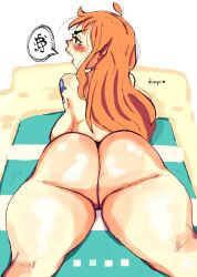 1girls big_ass dumpiwumpi_(artist) fat_ass female female_focus female_only large_ass light-skinned_female light_skin long_hair looking_at_viewer nami one_piece orange_hair post-timeskip voluptuous voluptuous_female