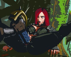 katarina du couteau from league of legends by aka6