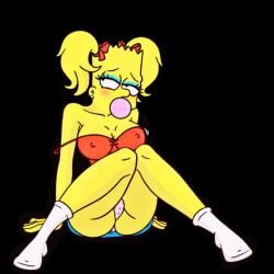 after_transformation bart_simpson bartina_simpson bimbofication bimbofied bubble_gum fan_edit pink_panties rule_63 the_simpsons twintails upskirt