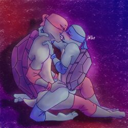 dawns_chaos gay kissing leo leonardo leonardo_(mutant_mayhem) leonardo_(tmnt) raphael_(tmnt) tales_of_the_teenage_mutant_ninja_turtles yaoi