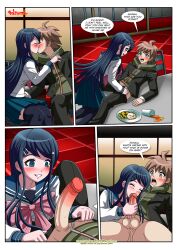 bbmbbf comic danganronpa danganronpa:_trigger_happy_havoc danganronpa_(series) danganronpa_1 dubious_consent female harem_of_despair maizono_sayaka male naegi_makoto palcomix