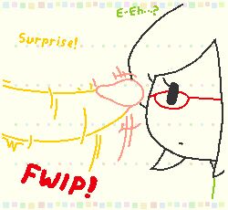 cat_(swapnote) clothed feline feline_penis glasses nikki_(swapnote) nintendo osterzonensfw penis suprised swapnote