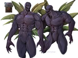 1boy alien alien_humanoid bara barazoku biceps bracken_(lethal_company) fartingdoggi gay humanoid lethal_company male male_focus male_only manly monster muscular_arms muscular_legs muscular_male muscular_thighs pecs solo solo_male