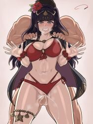 1boy 1girls absurdres against_fourth_wall aldharoku alternate_costume bikini black_hair blunt_bangs breast_press breasts cape clenched_teeth cum cum_in_pussy cum_inside female female_focus fire_emblem fire_emblem_awakening fire_emblem_heroes fourth_wall highres large_breasts long_hair male muscular muscular_male navel nintendo official_alternate_costume orgasm penis pussy red_bikini red_swimsuit rolling_eyes sex sex_from_behind shiny_skin solo_focus straight sweat swimsuit teeth tharja_(fire_emblem) tharja_(summer)_(fire_emblem) thighs uncensored vaginal_penetration