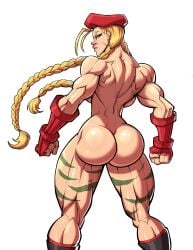 1girls 2024 alternate_version_available behind_view big_ass big_butt blonde_female blonde_hair cammy_white capcom female female_focus female_only fontez hi_res high_resolution highres large_ass large_butt muscular_female naked solo solo_female solo_focus street_fighter street_fighter_6 street_fighter_v toned toned_female