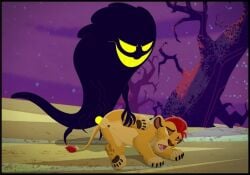 cub feral kion kion_(the_lion_guard) rape tagme the_lion_guard