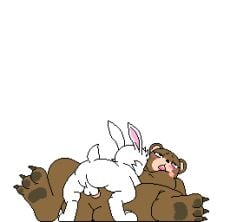 naughty rabbit fan art
