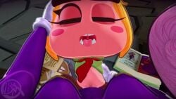 1futa 1girls 3d 3d_animation anal animated bamithq blonde_hair cute_fang female futa_on_female futa_pov futanari goomba goombella heart-shaped_pupils longer_than_10_seconds longer_than_30_seconds looking_pleasured mario mario_(series) mp4 music nintendo paper_mario paper_mario:_the_thousand-year_door pink_hair ponytail pov purple_skin shorter_than_one_minute sound stand_and_carry_position tagme tongue_out trans_woman transfem video vivian_(paper_mario) witch_hat yuri