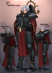 adepta sororitas from warhammer (franchise) by badcompzero
