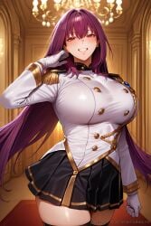 scathach (fate) from fate (series) by staticdesire