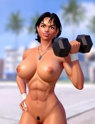 3on3freestyle ai_generated carolina dominant_female flexing latina latina_female mexican mexican_female muscles muscular muscular_female sex sexy_body sexy_female sexy_pose strong_female sweating workout