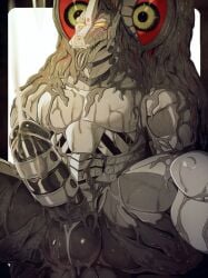 anal anal_sex balls black_body black_tongue bodily_fluids chair_position circumcised cum cum_drip dripping duo ejaculation erection fangs from_behind_position front_view genital_fluids genitals godzilla_(series) goo_creature grey_body hedorah hi_res kaiju kiryu_(godzilla) looking_pleasured machine male male/male mecha mechagodzilla mechanical_dragon mechanical_penis messy mymu666 on_lap penetration penis red_eyes robot sex sitting slime slime_sex spread_legs spreading teeth thick_thighs toho tongue tongue_out yellow_eyes