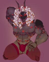 alternate_version_available buff circuit_the_robot crimestamp red_eyes robot robot_male underwear white_hair wink wire_hair