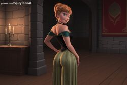 anna (frozen) from disney by spicytoonai