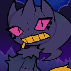 animated banette blush blush_lines cum cum_inside drooling dubious_consent englam englamu female longer_than_10_seconds male mimikyu obsessed pokemon pokemon_(species) public sex tagme vaginal_penetration video