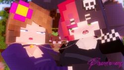 3d ellie_walls_(odysseyellie) jenny_belle_(slipperyt) kissing mcyt minecraft minecraft_youtubers phantomony saliva_trail tagme twitch twitch.tv twitch_streamer twitter twitter_username youtube youtuber youtubers