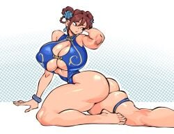 chun-li from street fighter by watermelon trash