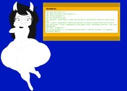 ass_expansion help44com homestuck hyper_ass jade_harley no_genitals no_nipples null_bulge shortstack shortstackification shortstackified transformation