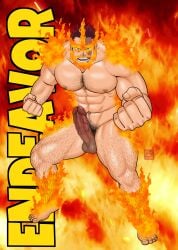 1boy abs angry arm_hair artist_signature balls banjyaku bara beefy biceps big_areola big_breasts big_glans big_hands big_penis blue_eyes boku_no_hero_academia breasts broad_shoulders burn_scar burning censored censored_balls censored_penis chest_hair clenched_hand collarbone completely_nude daddy dark_penis dilf eight_pack endeavor_(my_hero_academia) enji_todoroki erection feet fighting_stance fire fire_background flame foreskin foreskin_folds frenulum full_body gay hi_res huge_cock hunk leg_hair legs_apart long_penis looking_at_viewer male male_only manly mature_male muscles muscular muscular_arms muscular_legs muscular_male muscular_thighs my_hero_academia navel nude pecs penis penis_bigger_than_head pointless_censoring pubic_hair quadriceps quirk_(mha) red_glans red_hair retracted_foreskin scar scar_across_eye scar_on_face short_hair six_pack solo spiky_hair standing text thick_legs thick_penis thick_thighs toes tough_guy triceps uncircumcised uncut veiny_penis yaoi