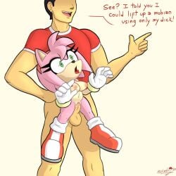 amy rose from sega by thesplashmaster