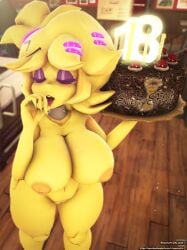 chica (cally3d) from fazclaire's nightclub by cally3d