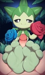 ai_generated feet female female_feral female_pokemon female_pokemon/male_human feral feral_female feral_on_human feral_on_male foot_fetish foot_play footjob game_freak happy human human_male human_on_feral human_on_pokemon light-skinned_male light_skin looking_at_viewer male male/female male_human/female_feral male_human/female_pokemon male_on_feral male_pov naked naked_male night nintendo nude nude_male outdoors pawjob paws pokemon pokemon_(species) pov pov_crotch pov_eye_contact roselia trainer uncensored
