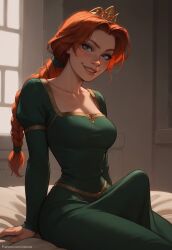 human fiona from shrek (series) by velonix