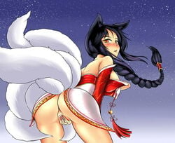 ahri fur furry_tail humanoid kemonomimi league_of_legends multiple_tails sirat tagme tail