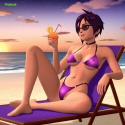 invisigal from dispatch (game) by protocat
