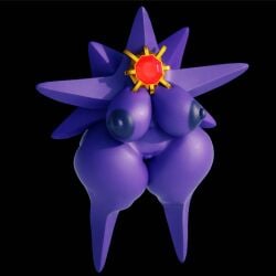 3d big_breasts breasts female mega_evolution mega_starmie nipples panflestudios pokemon pokemon_(species) pokemon_legends:_z-a pokemon_only pokemon_za pussy starmie tagme thick_thighs thighs