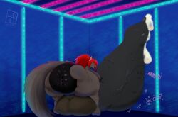 anthro anus ass balls big_anus big_balls big_breasts big_butt big_penis bodily_fluids breasts canid canine canis celexxis celexxis_(artist) cock_vore cum digestion futanari genital_fluids genitals hair hi_res huge_anus huge_balls huge_breasts huge_butt huge_cock hyper hyper_anus hyper_balls hyper_butt hyper_genitalia hyper_penis intersex knot knotted_penis mammal penile penis ponytail puffy_anus solo tail vein vore wolf