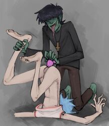 2d (gorillaz) from gorillaz by clownsobs