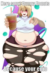 arcueid brunestud from dunkin' donuts by mainmangunch